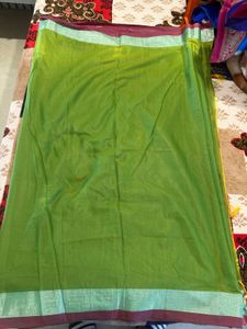 Super Quality Green Saree with stylish blouse