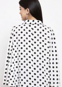 Chic Polka Dot Blouse - Versatile Style