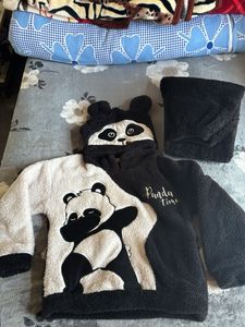 Cute Panda Fleece nightsuit