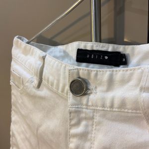 Branded Co-ord Set of Shirt and Denim Shorts