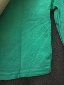 Green One-Shoulder Crop Top