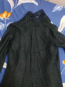 Black Knit Cardigan