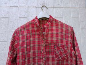 New with tag Red Plaid Oversized Shirt