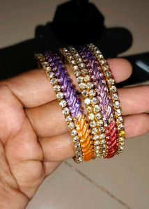Brand new Beautiful Set of Embellished Bangles