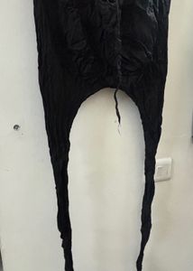 Elegant Black Embroidered Kurta Churidar