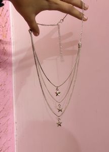COMBO 😍Beaded Necklace and triple layer chain