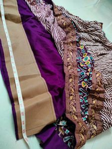 Beautiful Striped Chaniya Skirt