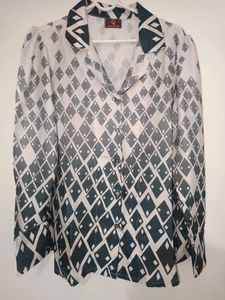 BRANDED- Printed Co-ord Set Elegant Office, party