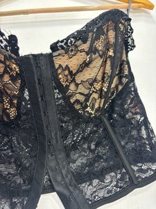 Black Netted Corset