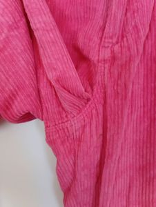 Pink Corduroy Casual Pant (Women)