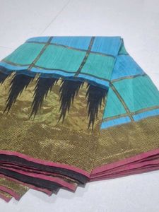 Beautiful Blue & Teal Saree