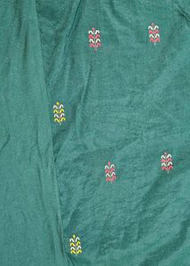 Embroidered Green Kurta
