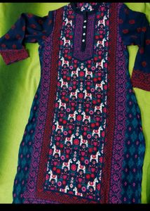 Multi Colour Printed Kurti