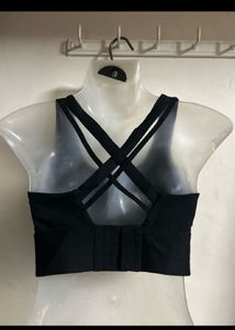 Black Sports Bra