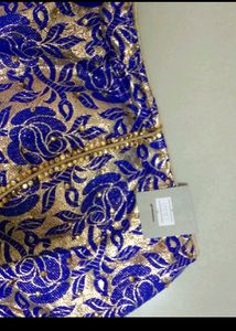 Mega Sleeves Blouse Ready made Blue