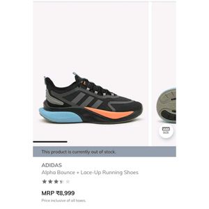 Adidas Alpha Bounce Running Shoes 👟