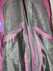 Women Fit And Flare Purple Black Dress