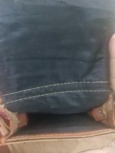 new unused Handmade Leather Sling Bag wit