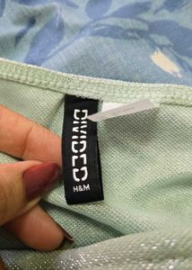 H&amp;M Green Tube Top