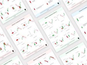 Set of 12 Trading Candlestick Pattern A4 Pages