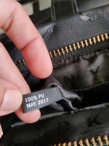 DKNY black tote bag