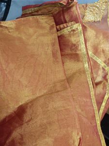 Elegant gold dupatta