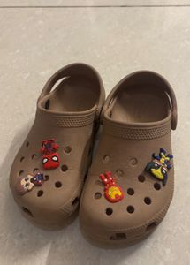Kids Unisex Brown Crocs