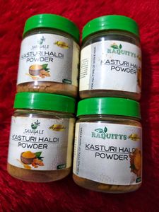 Pack Of 4 Turmeric Powder For Face N Skin Care