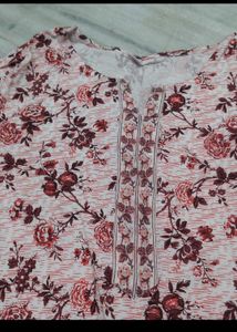 Beautiful Floral Printed short kurta  ❤️