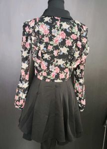 Chic Floral Print Dress