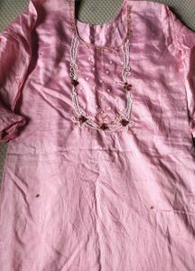 Pink Kurta Set with Dupatta