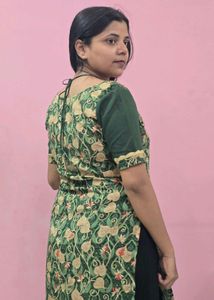handmade trendy green kurti
