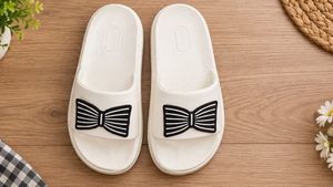 White Bow Slides