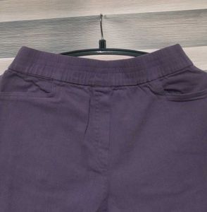 Purple Flared Pants
