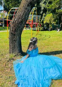 Stunning Blue Ball Gown
