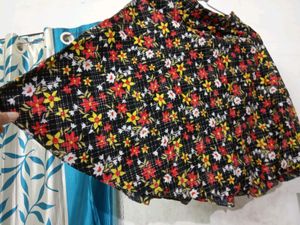 Korean Black Short Skirt