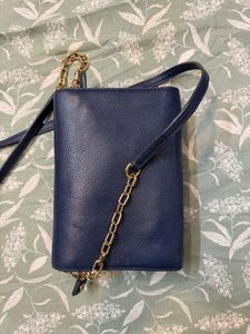 Auth Tory Burch Britten continental Crossbody Bag