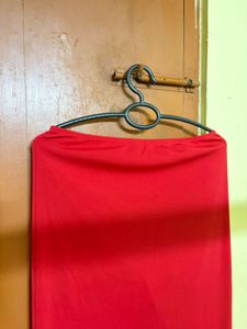 Red Maxi Skirt