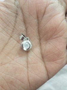 Elegant Silver stone Pendant