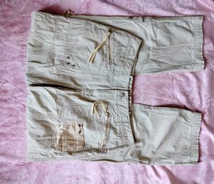 Low rise Women's Cargo Pants