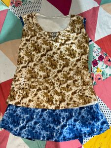 Tiger print Sleeveless Top