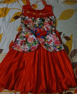 Long Red Frock