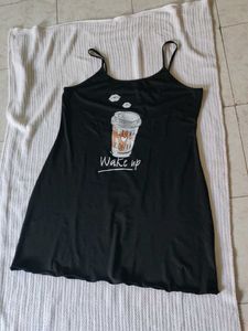 SHEIN Cute Coffee Print Nightgown