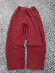 Red Wide Leg Sweatpants