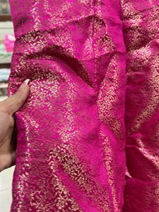 Vibrant Pink Brocade Ethnic cord set