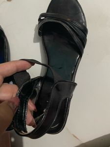 Elegant Black Block Heels