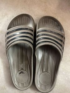 Comfortable Grey Flip-Flops