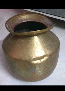 Vintage Brass Pot