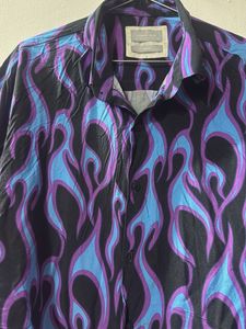 Flaming Fire Pattern Shirt