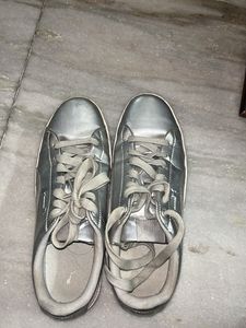 Puma Silver Casual Shoes